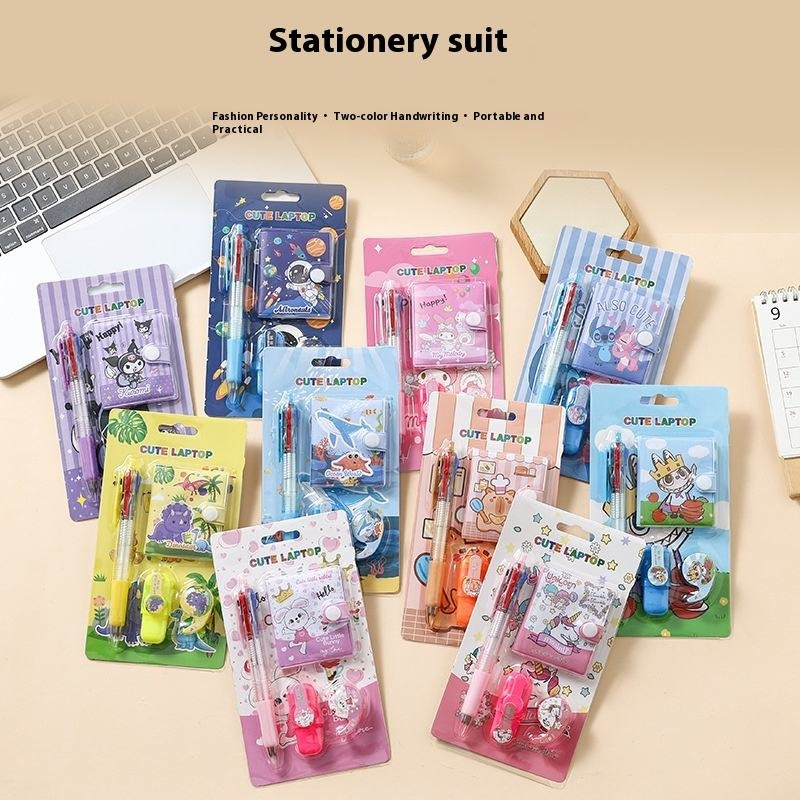 4 in 1 Cartoon Stationery Set